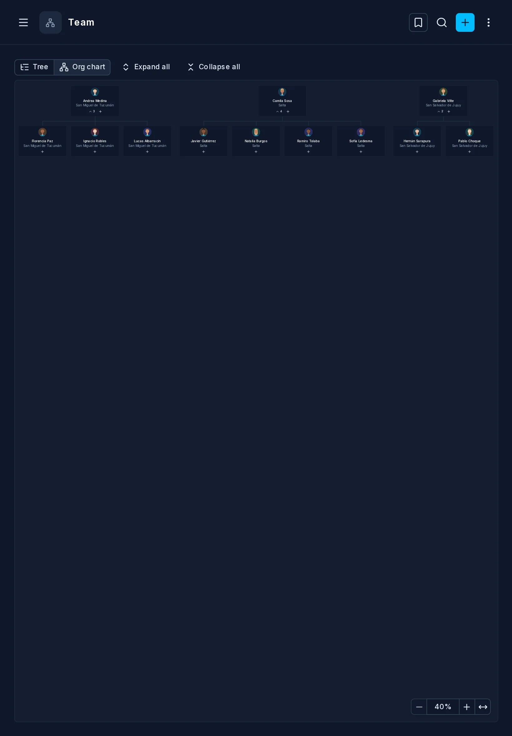 Org chart