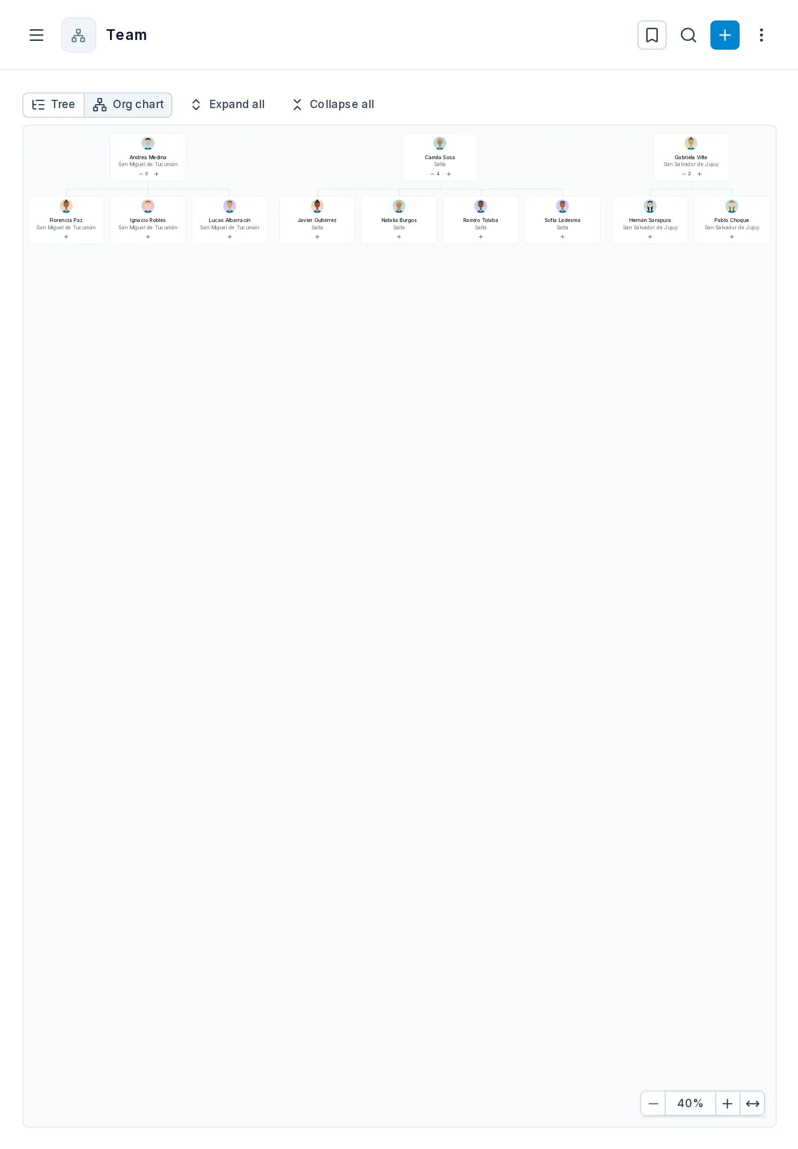 Org chart